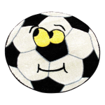 TAPPETO PALLONE 100X100