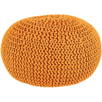 POUF INTRECCIO ARANCIO D80