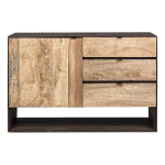 CREDENZA 1 ANTA 3 CASSETTI GUNTER