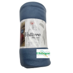 COPERTA PLAID IN PILE TINTA UNITA 